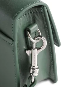 Paris Ily Umhängetasche fein genarbtes Rindsleder dunkelgrün