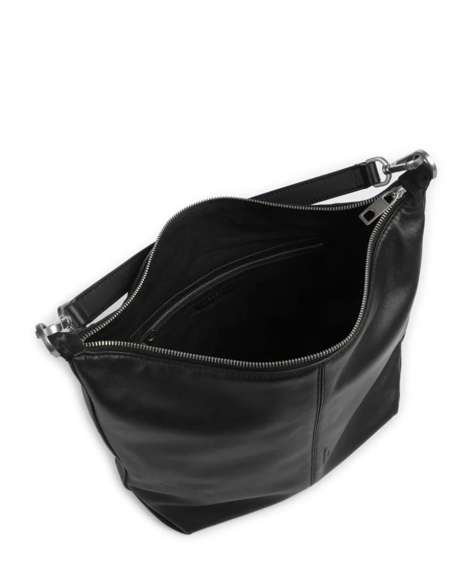 Paris Sheep Natural Beuteltasche Schafsleder schwarz