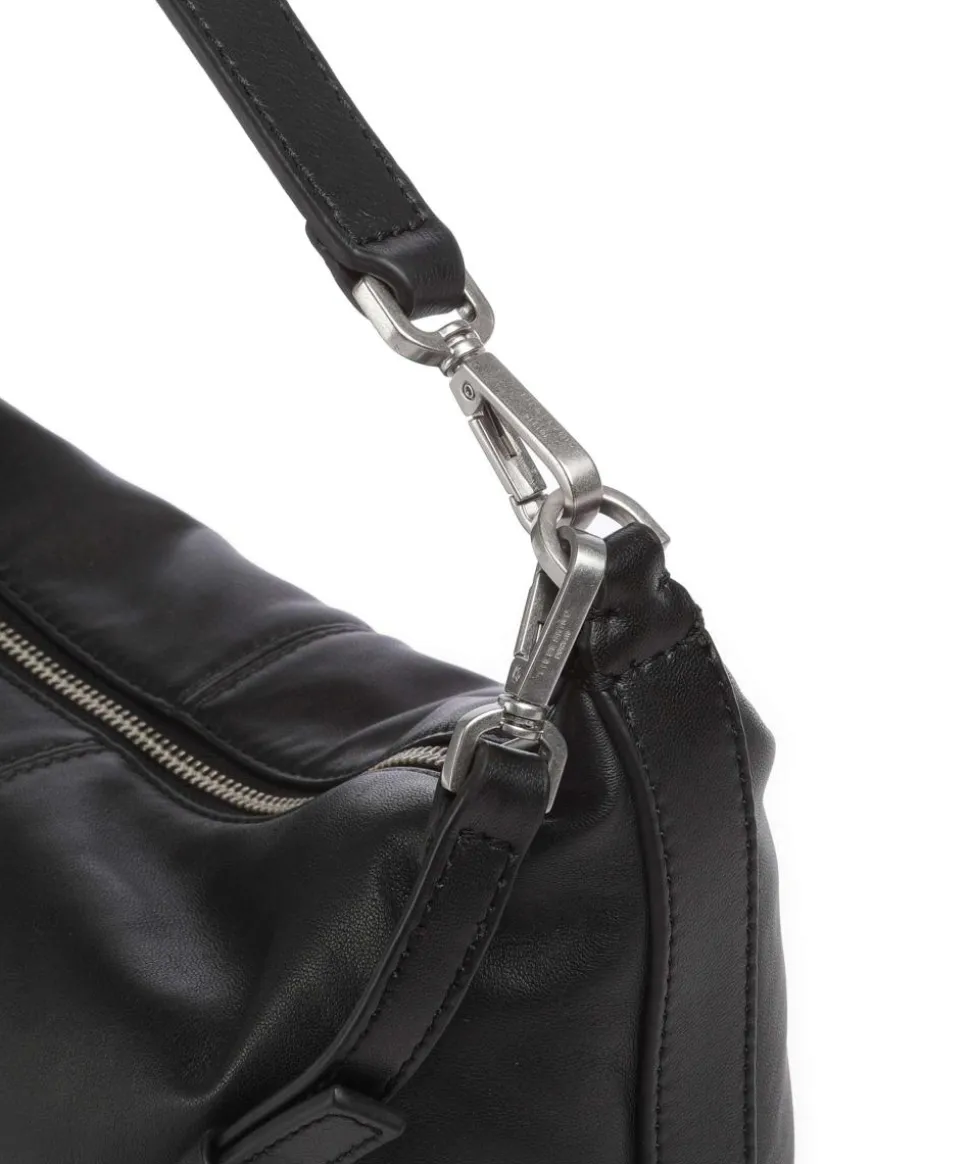 Paris Sheep Natural Schultertasche Schafsleder schwarz