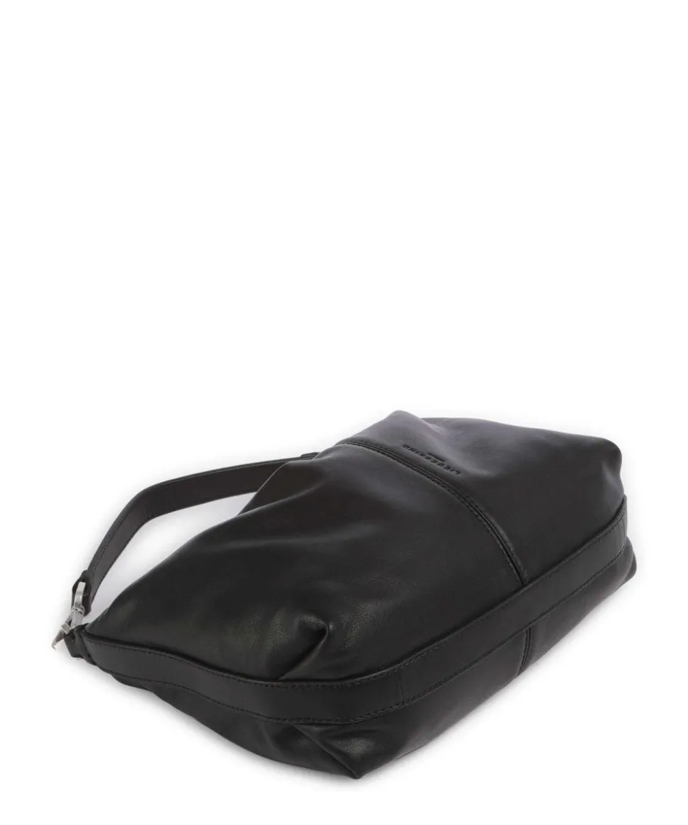 Paris Sheep Natural Schultertasche Schafsleder schwarz