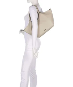 Paula Commuter Medium Shopper Lederimitat beige