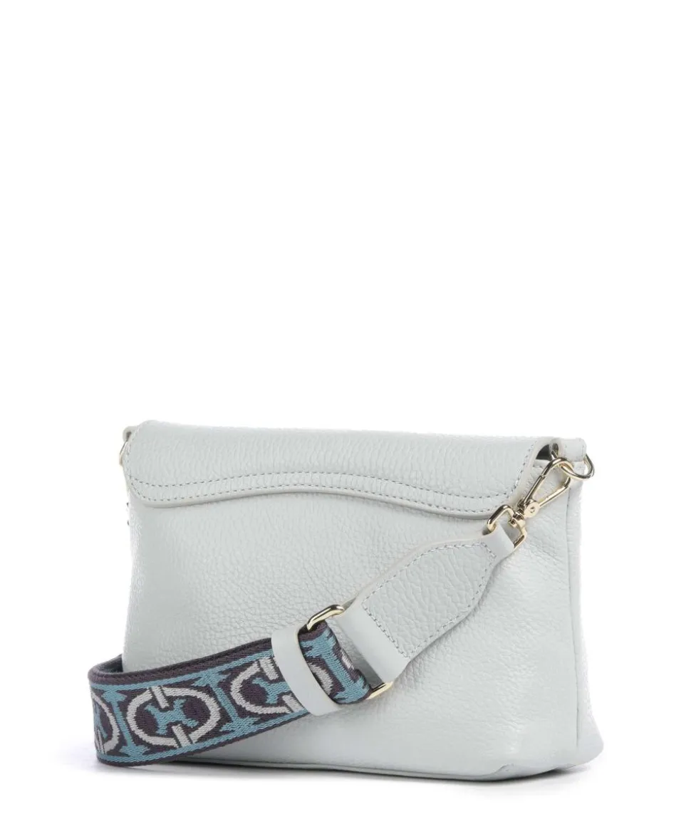 Paulina Umhängetasche Leder hellblau