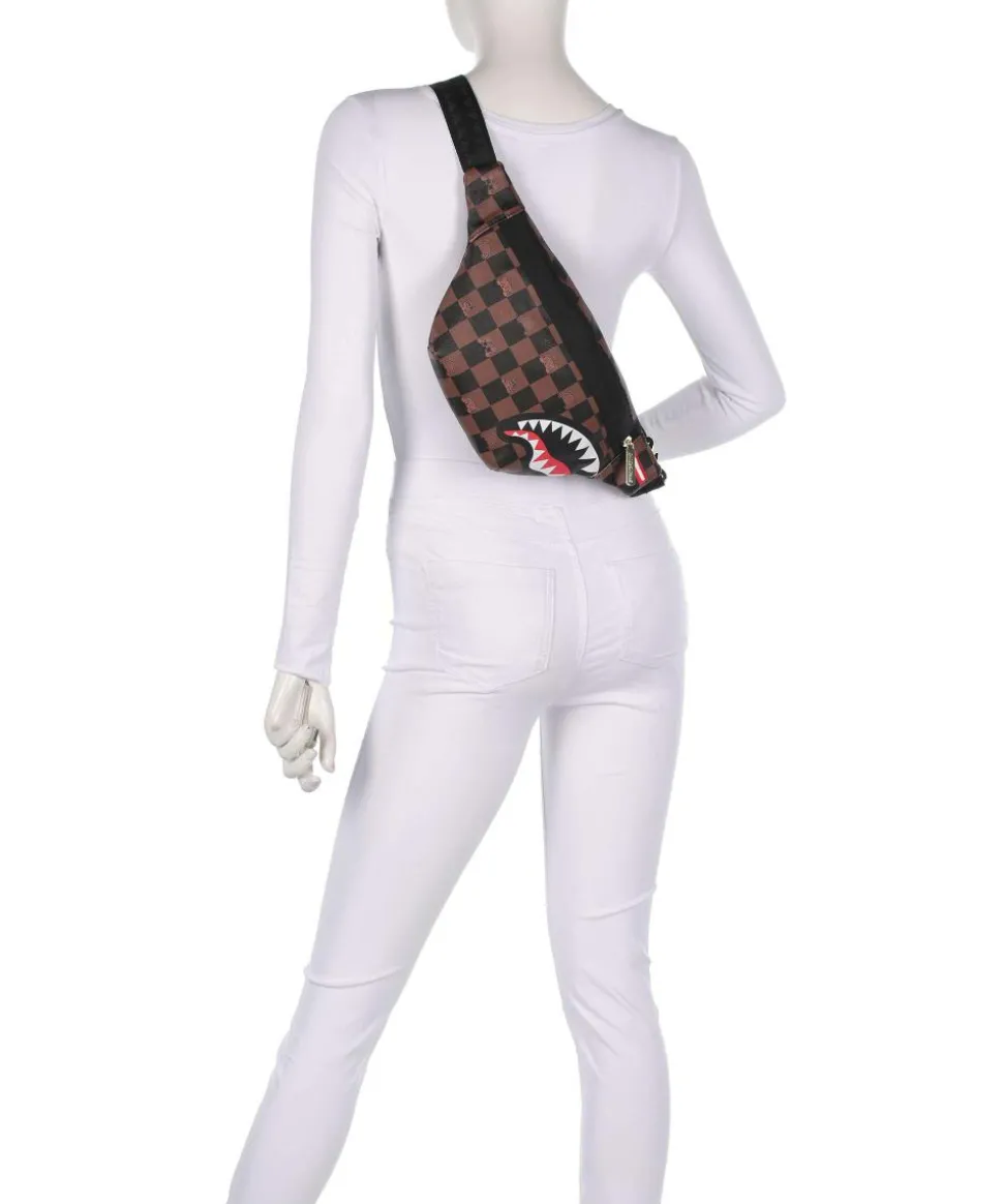 Peeking Character Check Gürteltasche Kunststoff schwarz/braun