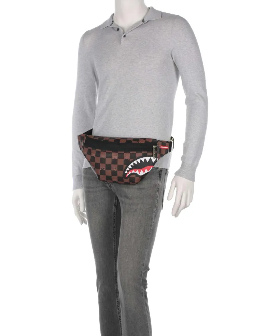 Peeking Character Check Gürteltasche Kunststoff schwarz/braun