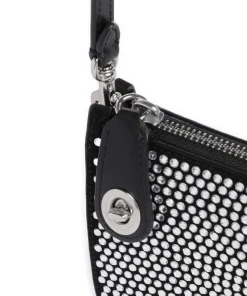 Penn Schultertasche Rindsleder schwarz