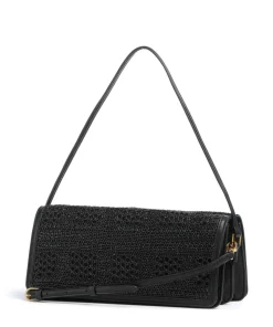 Pettria Schultertasche Bast schwarz