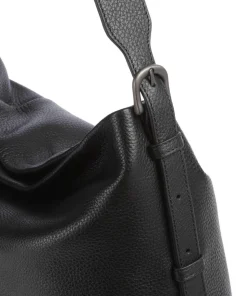 Philocalists Ally Beuteltasche genarbtes Rindsleder schwarz