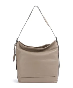 Philocalists Ally Beuteltasche genarbtes Rindsleder beige