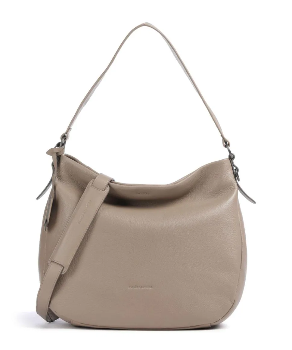 Philocalists Darling Beuteltasche genarbtes Leder beige