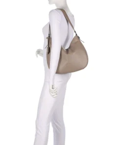 Philocalists Darling Beuteltasche genarbtes Leder beige