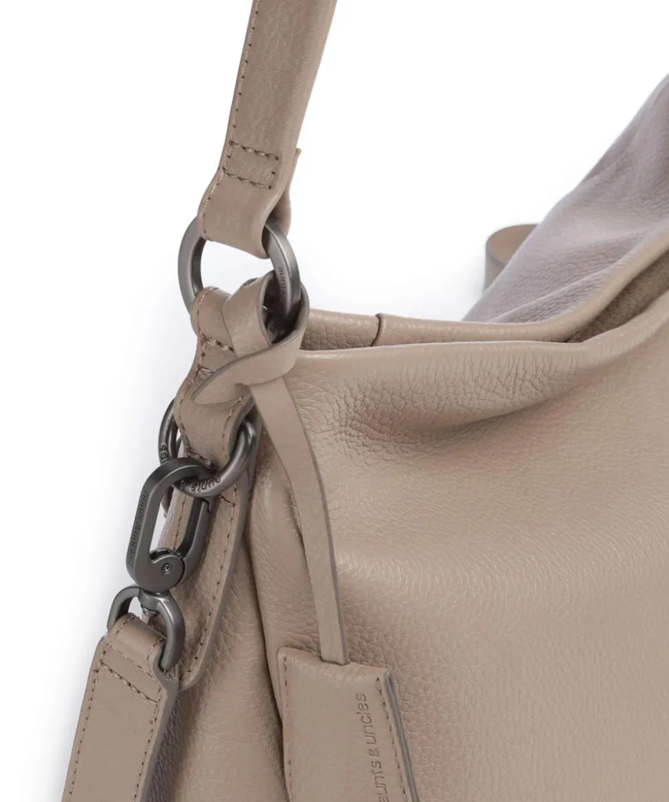 Philocalists Darling Beuteltasche genarbtes Leder beige