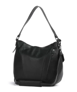 Philocalists Darling Beuteltasche genarbtes Leder schwarz