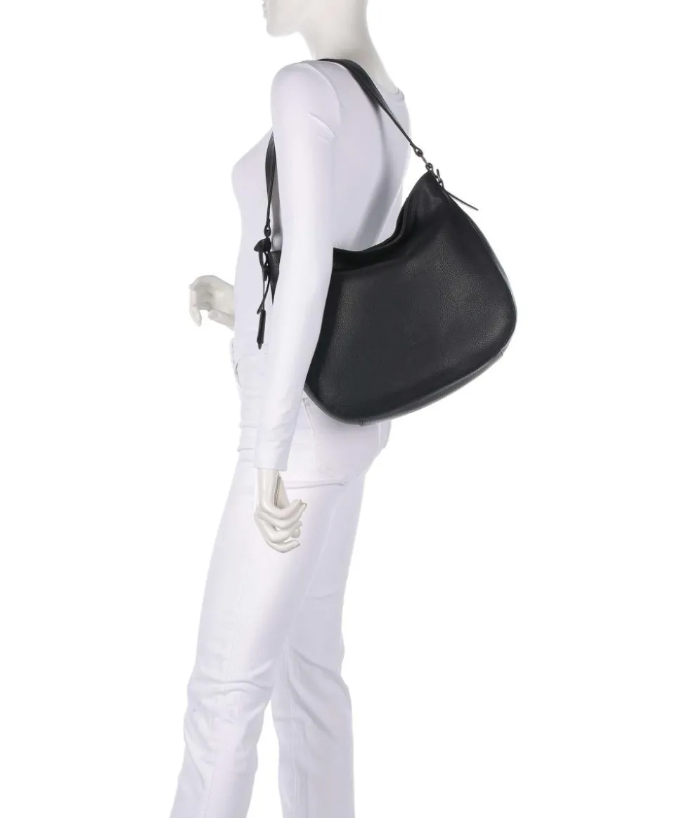 Philocalists Darling Beuteltasche genarbtes Leder schwarz