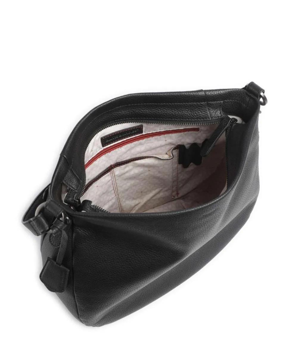 Philocalists Darling Beuteltasche genarbtes Leder schwarz