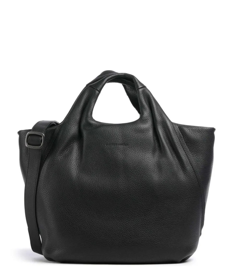 Philocalists Dearie Handtasche genarbtes Leder schwarz