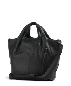 Philocalists Dearie Handtasche genarbtes Leder schwarz