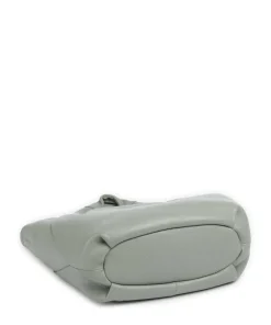 Philocalists Dearie Handtasche genarbtes Leder graugrün