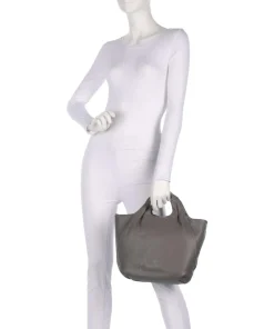 Philocalists Dearie Handtasche genarbtes Leder grau