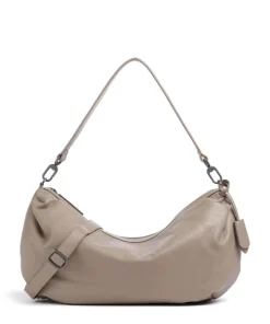 Philocalists Dewdrop Beuteltasche genarbtes Leder taupe