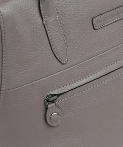 Philocalists Gorgeous Shopper genarbtes Leder dunkelgrau