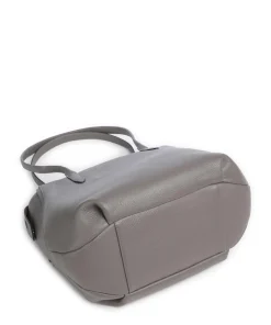 Philocalists Gorgeous Shopper genarbtes Leder dunkelgrau