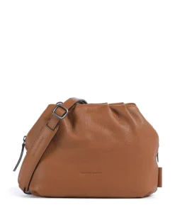 Philocalists Honey Umhängetasche genarbtes Leder braun