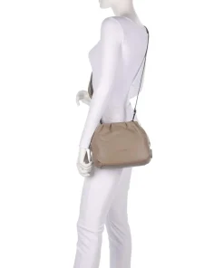 Philocalists Honey Umhängetasche genarbtes Leder beige
