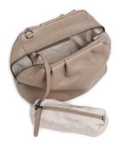 Philocalists Honey Umhängetasche genarbtes Leder beige