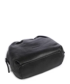 Philocalists Honey Umhängetasche genarbtes Leder schwarz