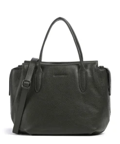 Philocalists Precious Handtasche genarbtes Rindsleder khaki