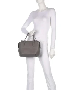 Philocalists Precious Handtasche genarbtes Rindsleder dunkelgrau