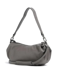 Philocalists Sparkle Beuteltasche genarbtes Leder grau