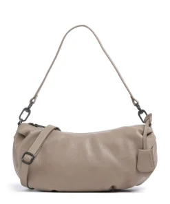 Philocalists Sparkle Beuteltasche genarbtes Leder beige