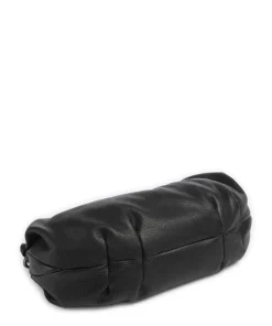 Philocalists Sparkle Beuteltasche genarbtes Leder schwarz