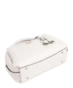 Phoebe Peony Debossed Handtasche Lederimitat creme