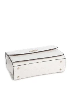 Phoebe Peony Debossed Schultertasche Lederimitat creme