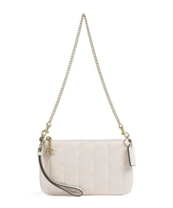 Pillow Schultertasche Leder elfenbein