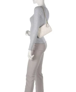 Pillow Schultertasche Leder elfenbein