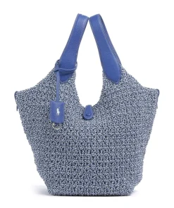 Play Medium Handtasche Baumwolle blau/weiß