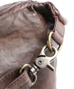 Power Field Gürteltasche Schafsleder dunkelbraun