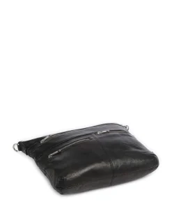 Power Field Umhängetasche Schafsleder schwarz