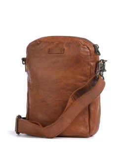 Power Field Umhängetasche Schafsleder cognac