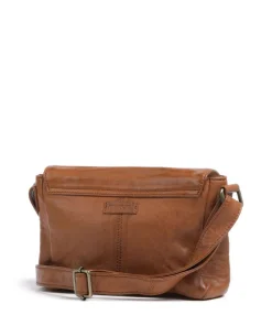 Power Field Umhängetasche Schafsleder cognac