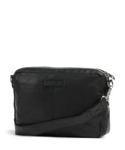 Power Field Umhängetasche Schafsleder schwarz