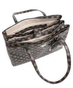 Power Play Shopper 14″ Lederimitat dunkelbraun