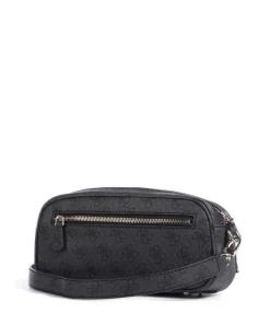 Power Play Umhängetasche Lederimitat dunkelgrau