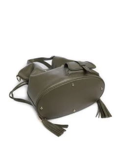Premier Flirt M Bucket bag genarbtes Rindsleder khaki