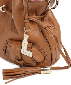 Premier Flirt S Bucket bag genarbtes Rindsleder camel