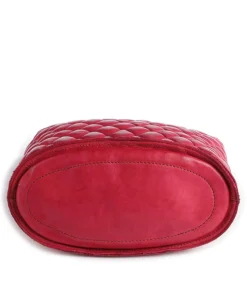 Prestige Umhängetasche genarbtes Rindsleder pink