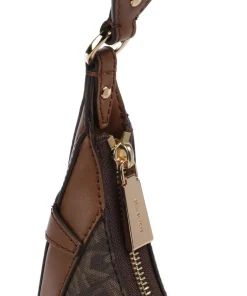 Preston Schultertasche Canvas braun